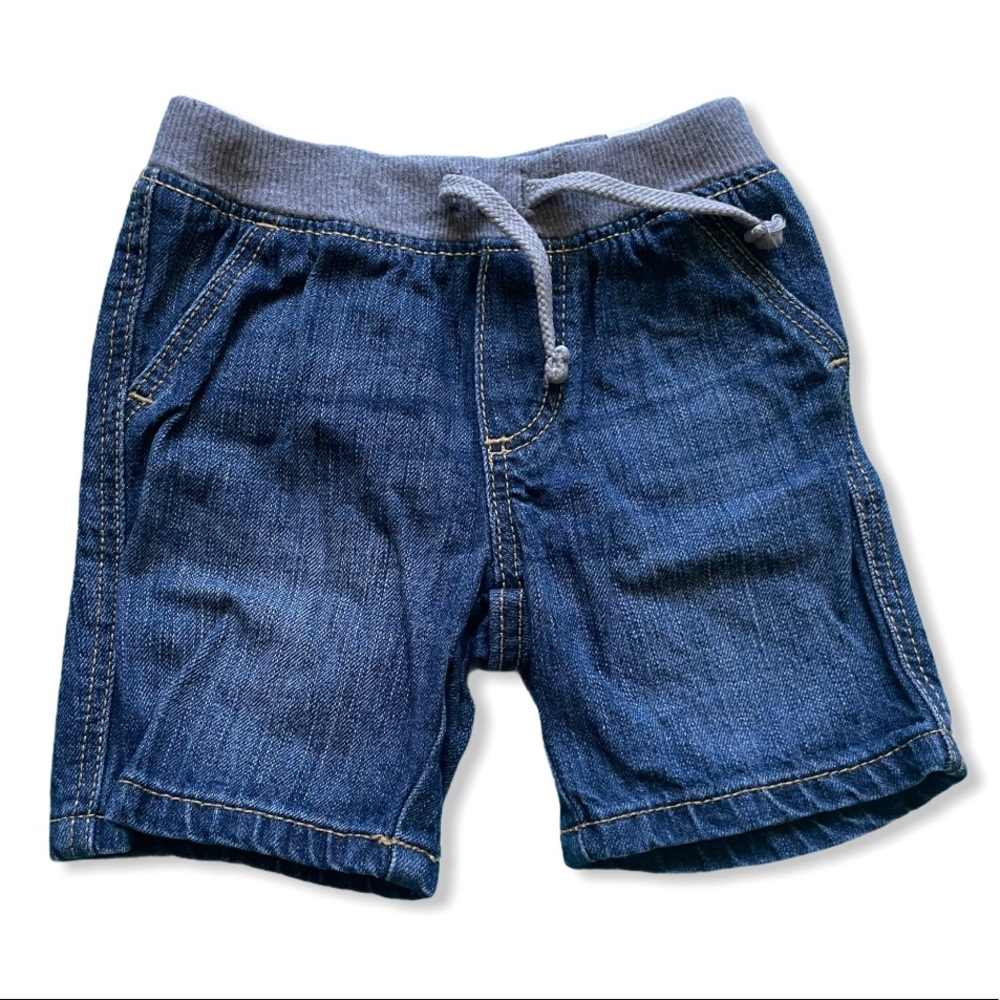 Old Navy Rib Knit Waist Denim Shorts